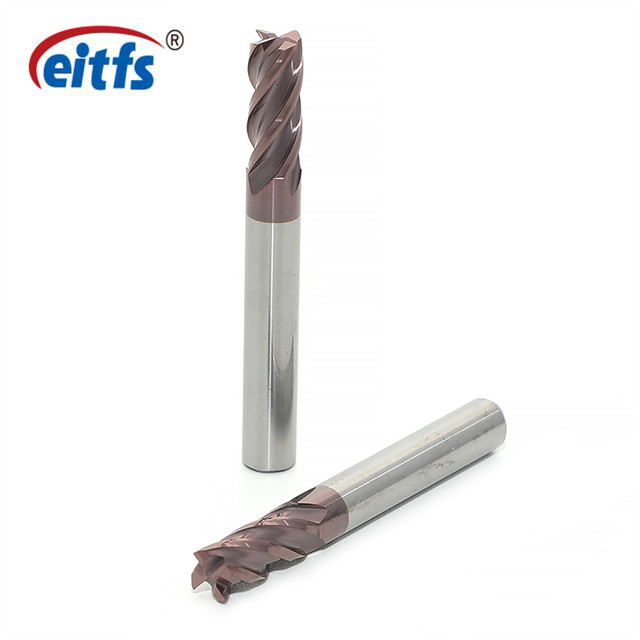 Buy cheap Brazed Carbide 4 Flute Flat Square Solid End Mill CNC Cutting Tools from wholesalers