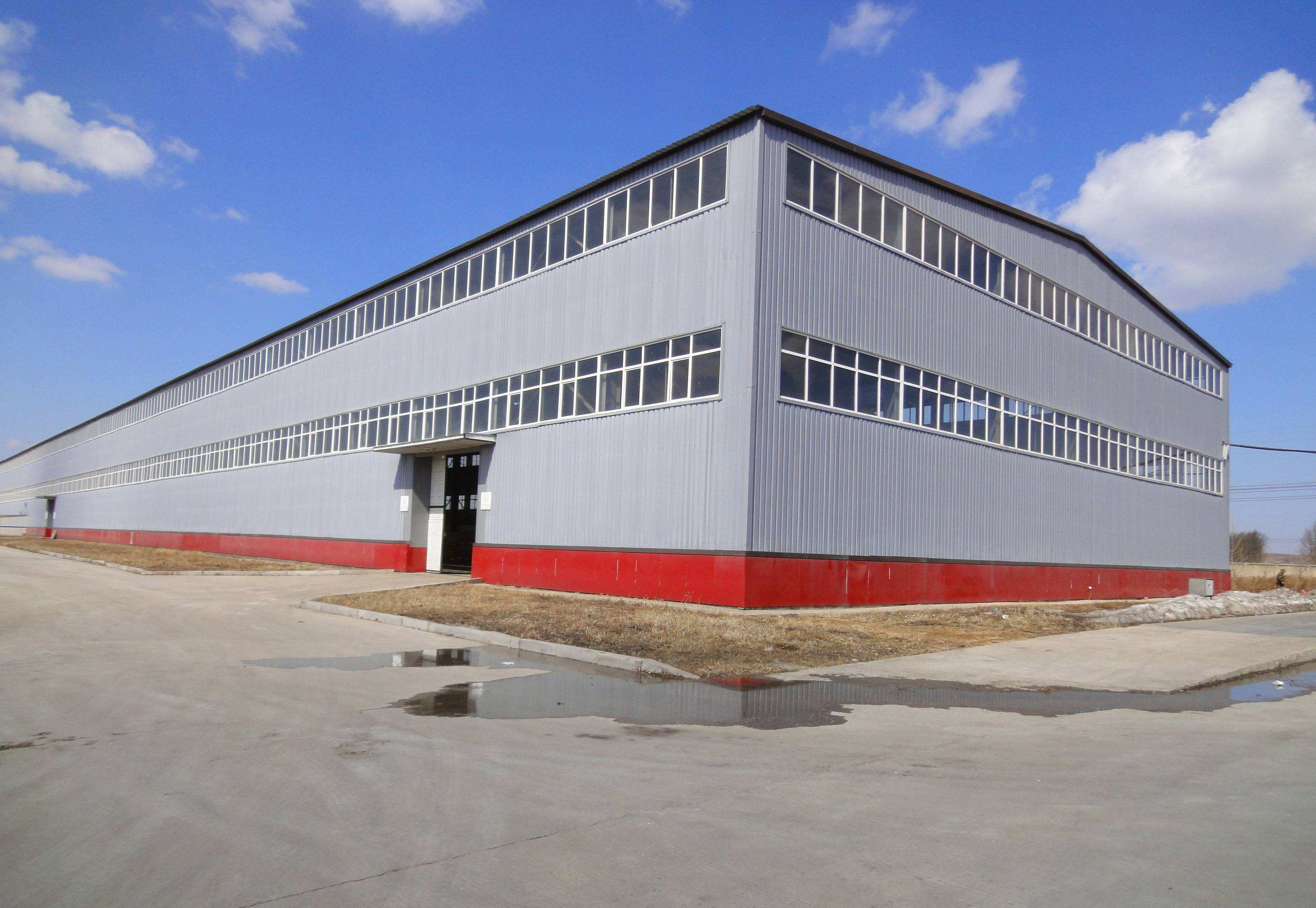 Buy cheap 55000Sqm Q235 Q345 Fabricated Warehouse Steel Structure from wholesalers