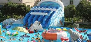 Buy cheap PVC tarpaulin Outdoor  Splash Mat Inflatable Water Park  summer inflatable water park product