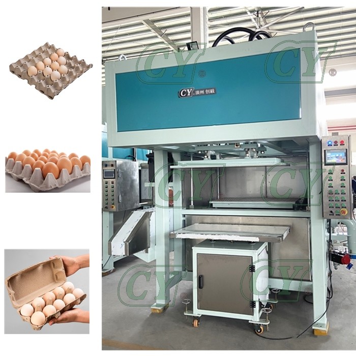 Buy cheap Automatic egg tray machine egg carton machine pulp molded production line from wholesalers