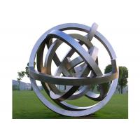 Buy cheap Outdoor Metal Sphere Large Modern Stainless Steel Sculpture Garden Art Sculpture product