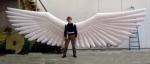 Buy cheap 4m Beautiful Wearable Moving Inflatable Wing For Decoration from wholesalers