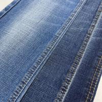 Buy cheap Dark Indigo Cotton Raw Material Slub Denim Fabric Shrink Resistant product