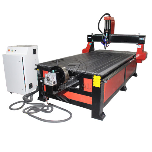 Buy cheap 4*8 Feet 4 Axis Wood CNC Router with Underneath Rotary Axis/Mach3 Control product