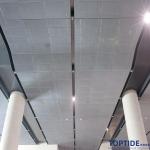 Buy cheap Artistic Textured Snap Grid Ceiling Boards Accessories Stainless Steel Curved Ceiling Covering Materials from wholesalers
