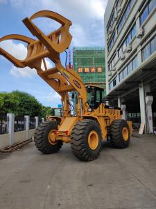 Buy cheap 8 ton to 15 ton load capacity log loader BEM15-J wheel loader with wood clamp for sale product