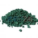 Buy cheap EPDM Green Color Rubber Granules For Sports Basketball Court Floor WAF Approved from wholesalers