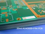 Buy cheap Rogers 4350 Blind Via Mixed Signal PCB 6 Layer For Digital Satellite Receiver from wholesalers