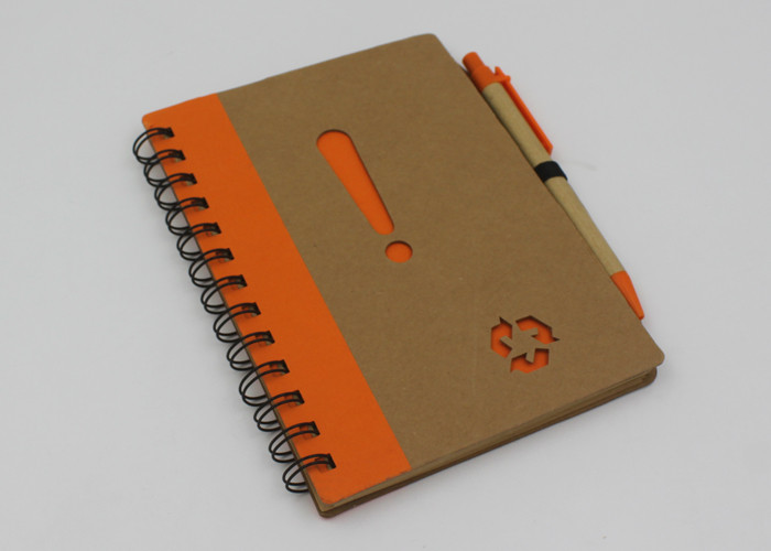 Buy cheap Promotional School Recycled Paper Notebook With Ball Pen 70 Sheets from wholesalers