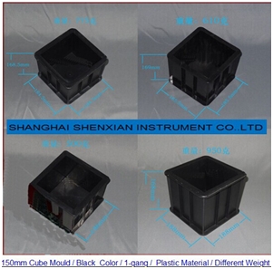 Buy cheap Economical  15cm Cube Mould / 150mm Single Gang Concrete Cube Mould from wholesalers