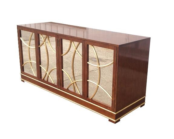 Buy cheap Antique Hotel Room Dresser 5 Star Hotel MDF Board With Recessed Back Panel from wholesalers