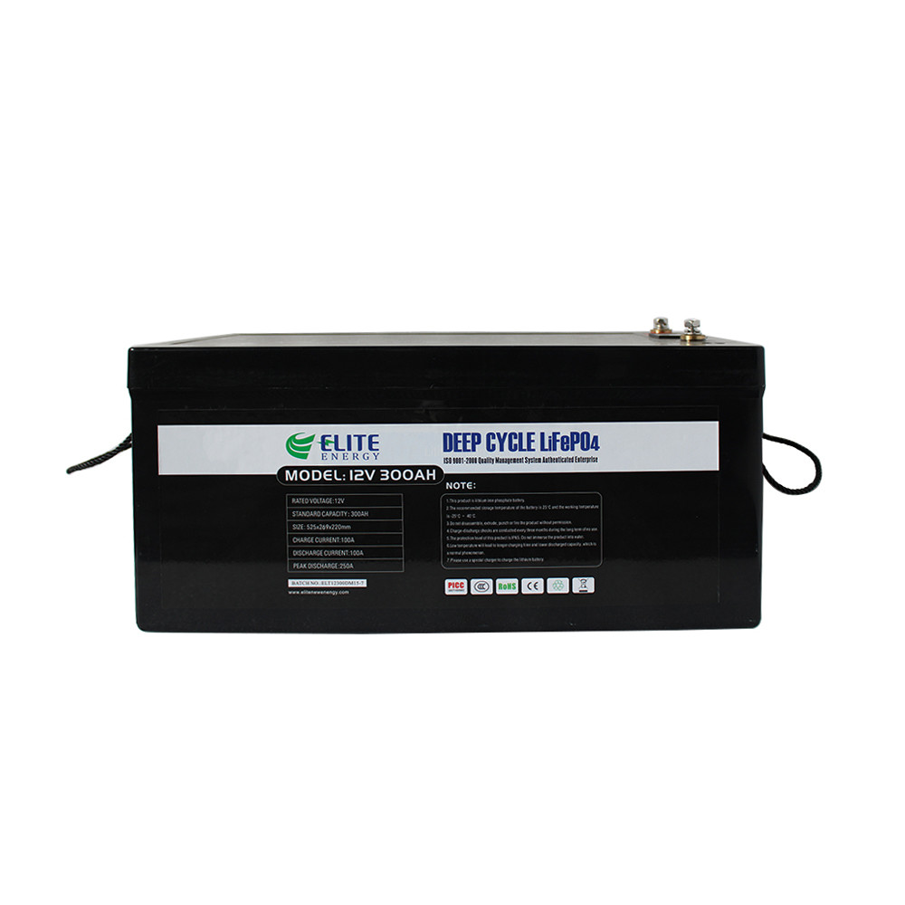 Quality 12V 300Ah LiFePO4 Lithium Ion Backup Battery for Caravan Marine Boat for sale