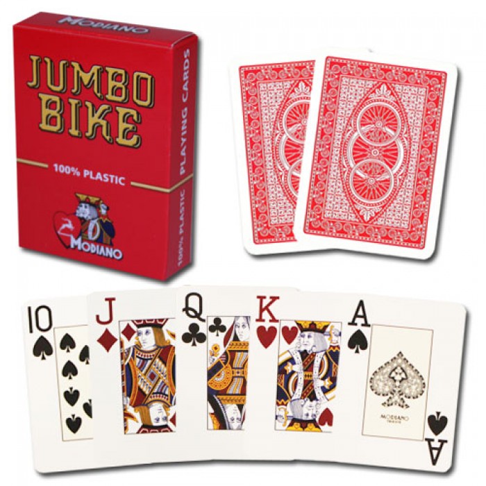 Buy cheap XF Italian Modiano Bike Trophy Jumbo Index|red|Single Card Deck| Plastic Cards|Magic trick|Poker Games|Casino Games from wholesalers
