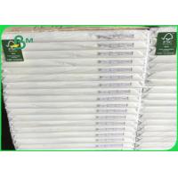 Buy cheap Safe White Wrapping Paper Roll , 40 - 80gsm Food Wrapping Paper Roll product
