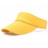 Buy cheap Custom Logo Sun Visors Hats Outdoor Casual Solid Color Summer from wholesalers