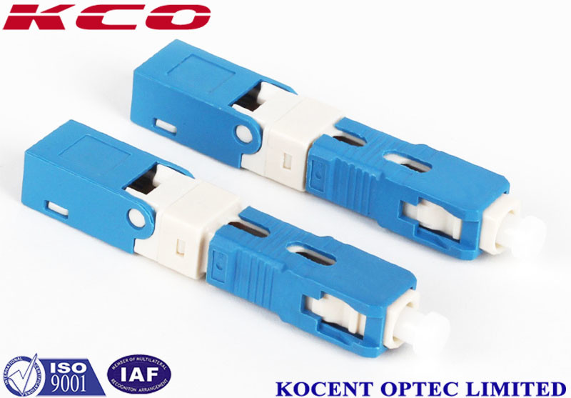 Buy cheap blue SC /UPC Fiber Optic Fast Connector 2.0mm 3.0mm FTTX Solution Product from wholesalers
