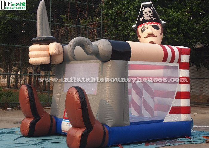Buy cheap Fire Retardant Toddler Inflatable Bouncing Castle Of Pirate Jack Theme product