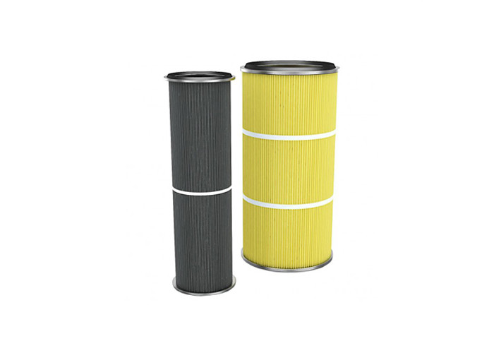 Buy cheap 5μm Used Porosity Cylinder Cartridge Filter For  Dust Collector Vaccum product