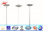 Buy cheap 35M HDG 400W HPS High Mast Pole Tower Octagonal Shape With Metal Halide Lighting from wholesalers