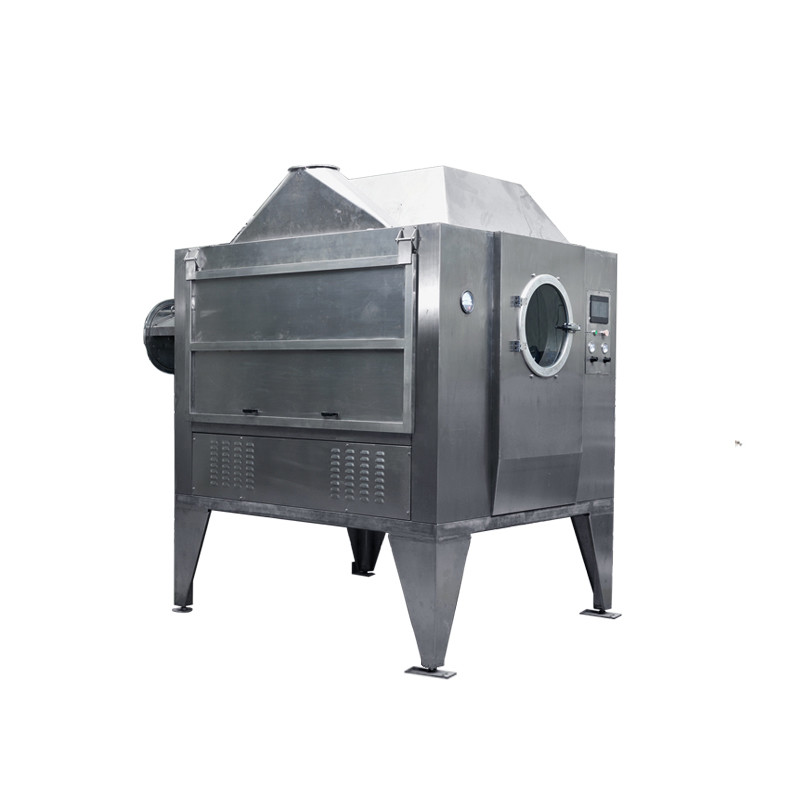 PLC Controlled Chocolate Coating Machine With Drying And Dehumidification System