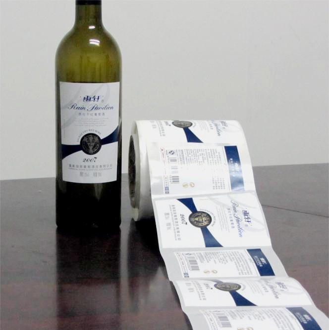Buy cheap Customized Design Waterproof Red Wine Shrink Sleeve Labels Self Adhesive Bottle Label from wholesalers