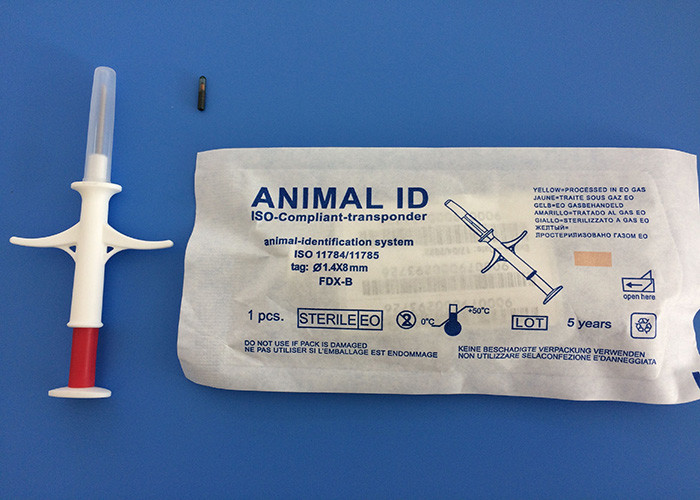 Buy cheap RFID Search Dog Microchip With Syringe , Pet ID Microchip ICAR Approved product