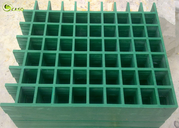 Buy cheap Square Fiberglass Pultrusion Grill Panel High Strength  Trench Drain Grating from wholesalers