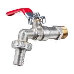 Buy cheap 1/2 3/4 1inch Cold and Hot Water Mixer Bathroom Sink Mixer Brass Garden Water Tap Brass Bibcock from wholesalers