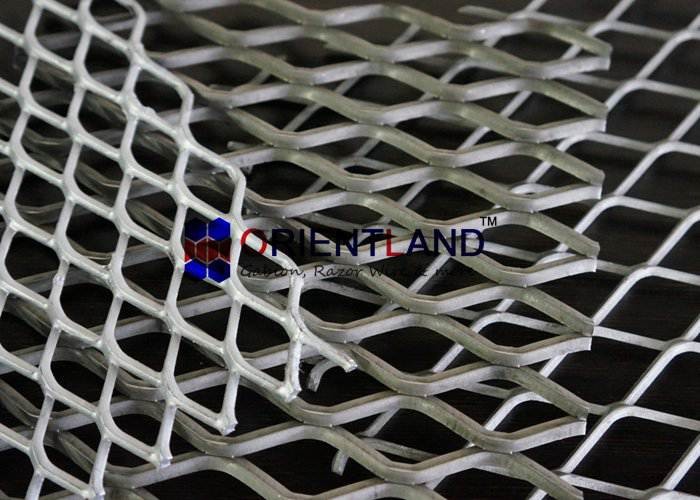 Buy cheap Anti Rust Stretched Metal Mesh , Galvanized Expanded Mesh Cladding Free Sample from wholesalers