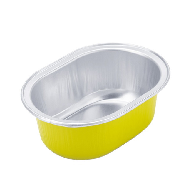 Buy cheap 58ml disposable aluminum foil baking oval cup cake muffin puff bakery product