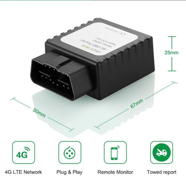 Buy cheap Play and Plug Tracking Wireless 4G LTE Vehicle GPS OBD Tracker Device Car tracking from wholesalers