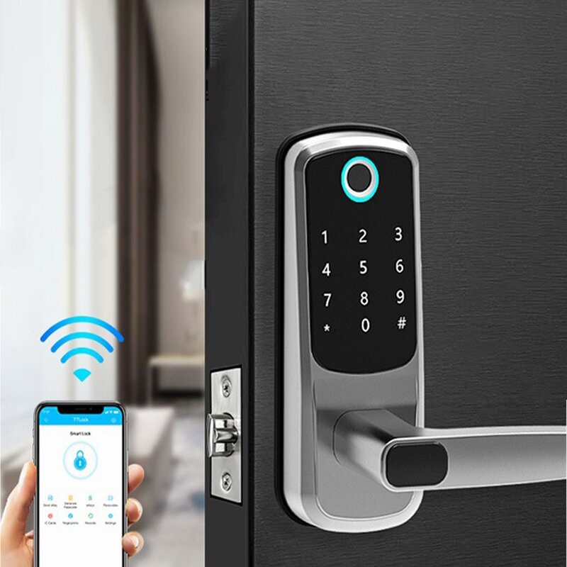 Buy cheap Fingerprint Bedroom Wifi Keyless Door Lock Mechanical Combination Door Lock ODM from wholesalers