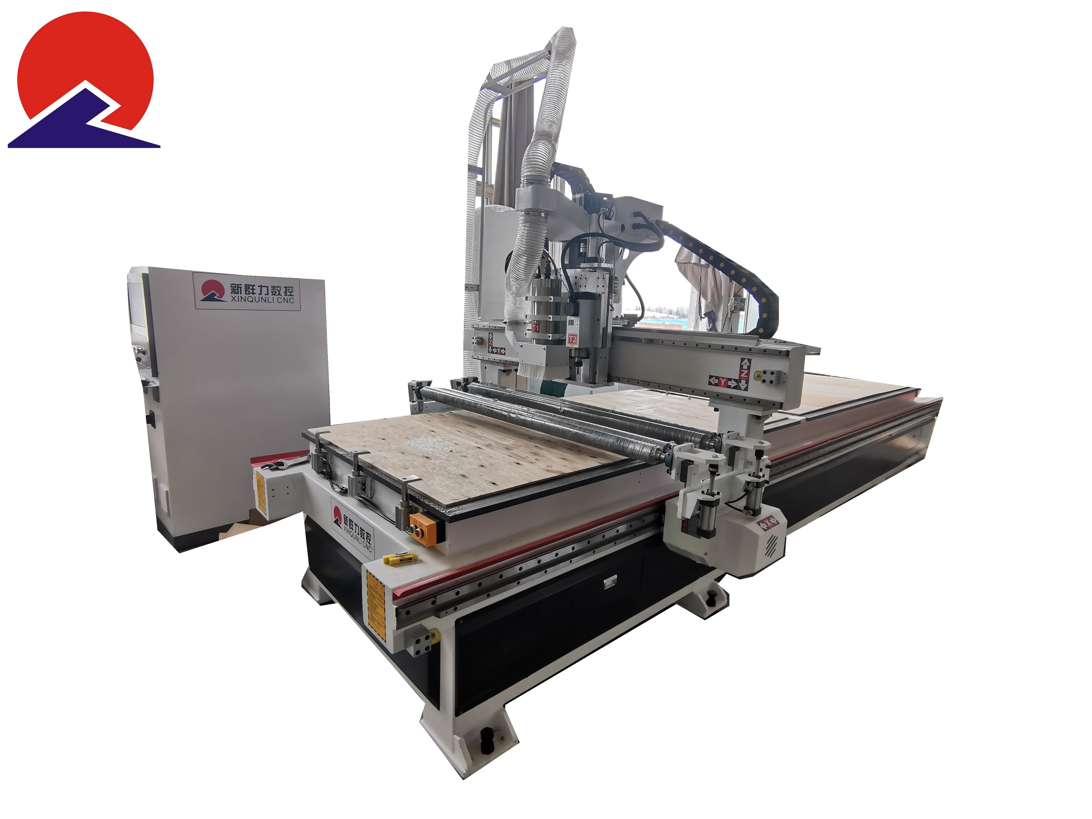 Buy cheap 9Kw CNC Router Woodworking Machine Two Spindle Cutting Drilling Machine Cnc Splint Cutting Machine from wholesalers