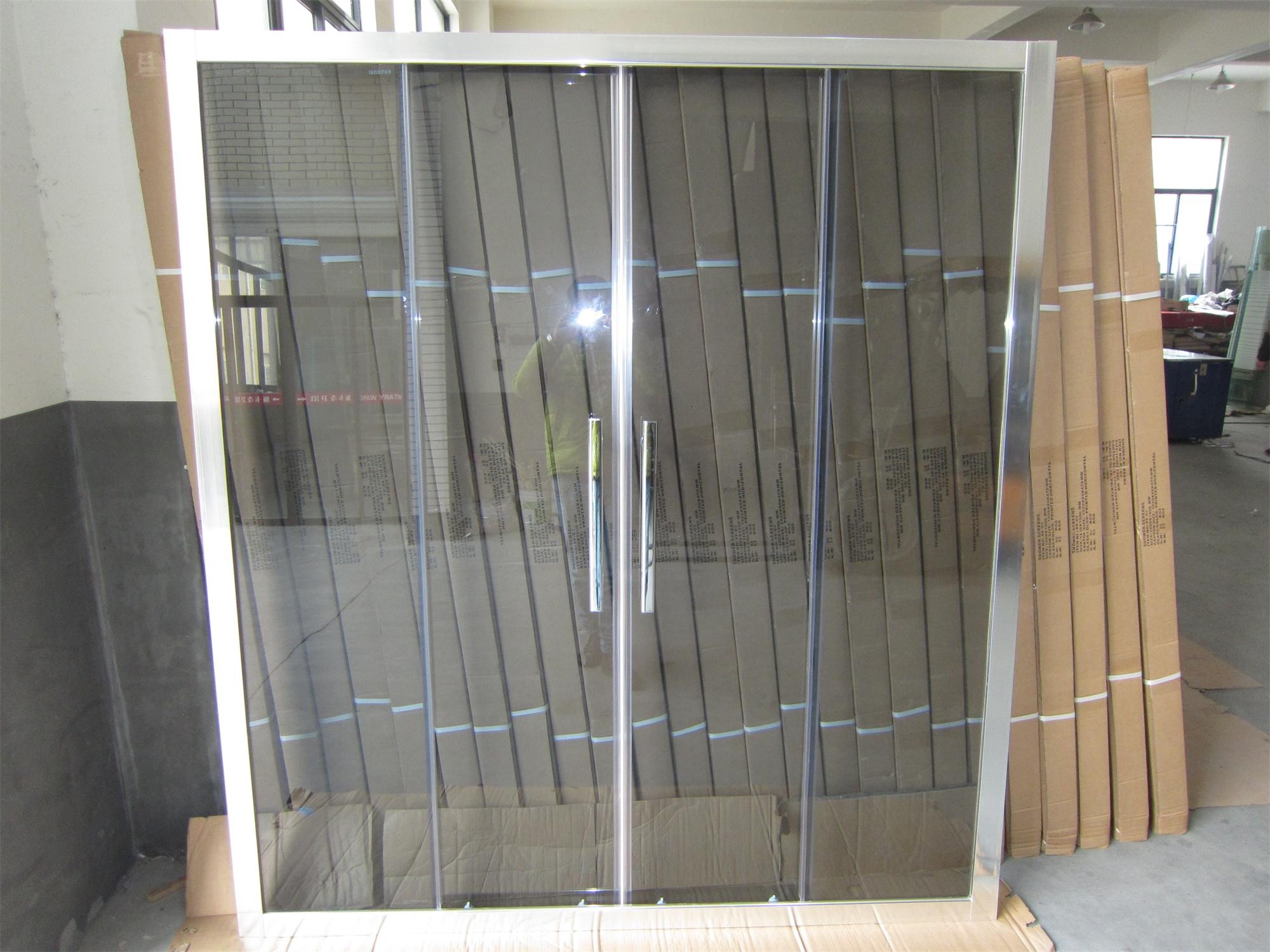 Buy cheap Amman Hot Selling Sliding Shower Glass, Jordan Hot Selling Shower Screens For Hotel Bathrooms from wholesalers
