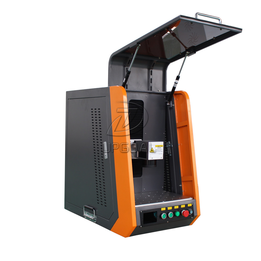 Buy cheap Closed Type 20W 110*1100mm Fiber Laser Marking Machine for Metal from wholesalers