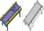 Buy cheap Beverage Industry 380V 0.75KW Gravity Feed Roller Conveyor from wholesalers