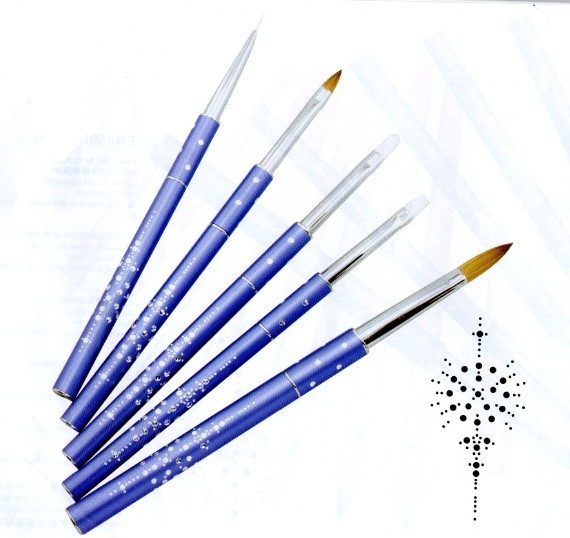 Buy cheap Blue Metal Handle Kolinsky Acrylic Nail Brush Set (EN3004) from wholesalers