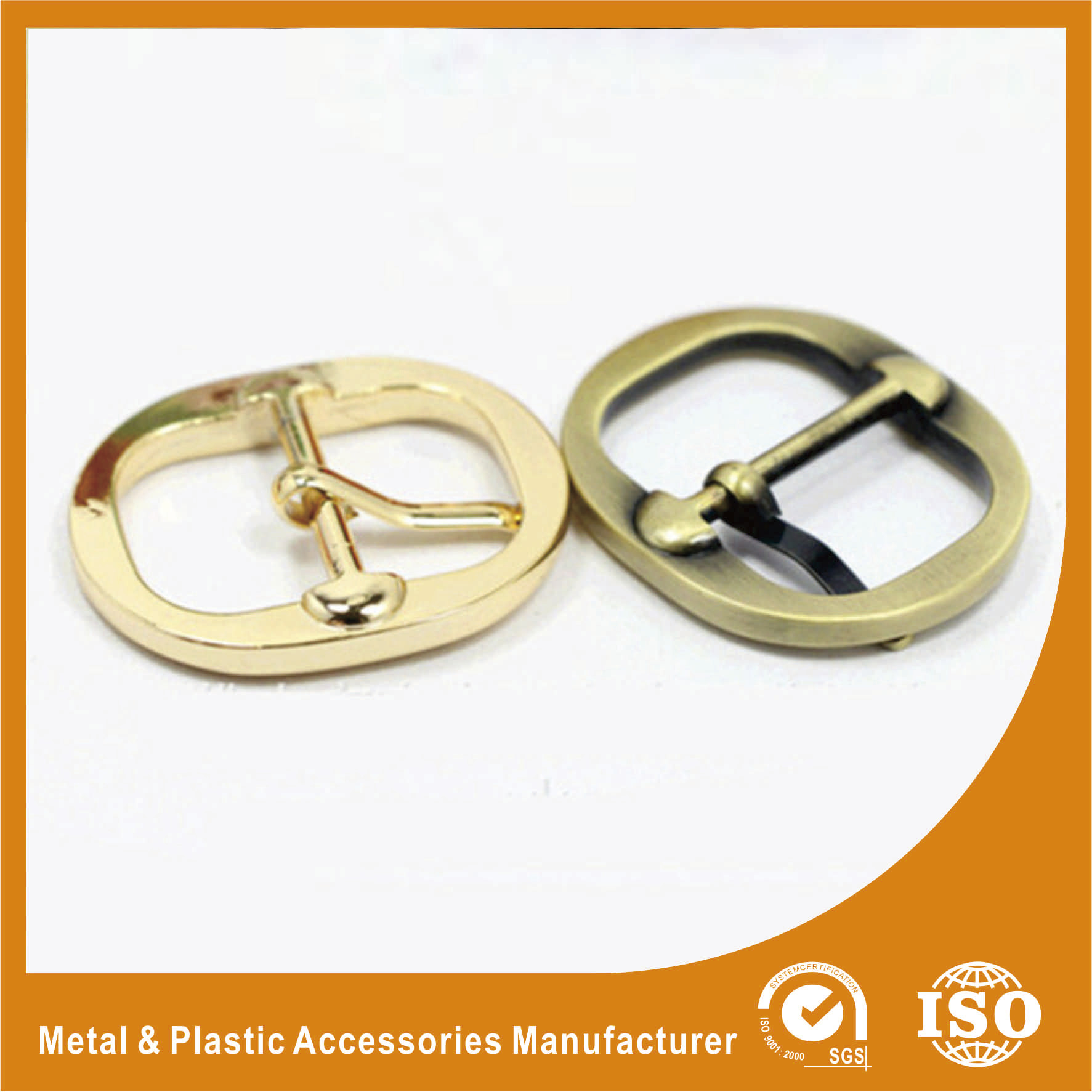 Buy cheap Round Metal Shoe Buckles / Pin Replacement Buckles For Shoes Or Handbag from wholesalers