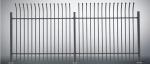 Buy cheap High Strength Villa Park Ornamental Aluminum Fence , Metal Garden Fence from wholesalers