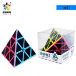 Buy cheap Hot Sale Anti-Sticking Triangle Magic Cube Skew Carbon Fiber Sticker Surface Magic Cube Puzzle Educational Toys 1641 from wholesalers