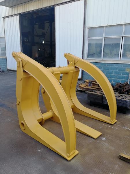 Buy cheap Caterpillar wheel loader attachment log grapple wood clamp for volvo wheel loaders from wholesalers