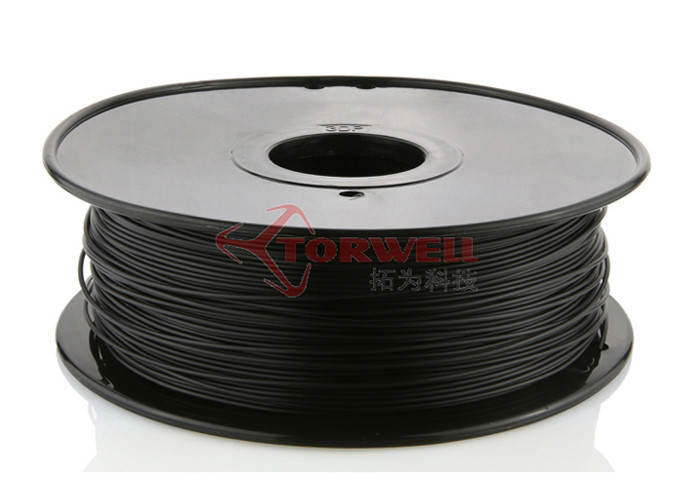 Buy cheap Black 1.75MM PLA Filament 185 Degrees , 3D Printer Materials product