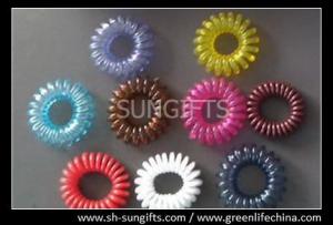 Buy cheap Plastic small wrist coil for hair, hair-squinchie things, colored fashion coils product