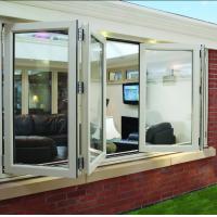 Buy cheap Double panel folding glass windows prefabricated windows and doors product