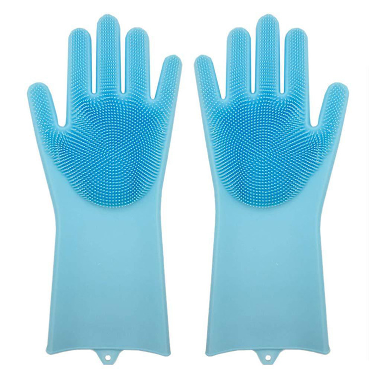 Buy cheap Magic Heat Resistant  Silicone Dishwashing Gloves Washing Cleaning Gloves from wholesalers