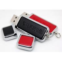 Promotional Huge School Leather USB Flash Drive 32G  64G 128GB  , Leather Memory Stick