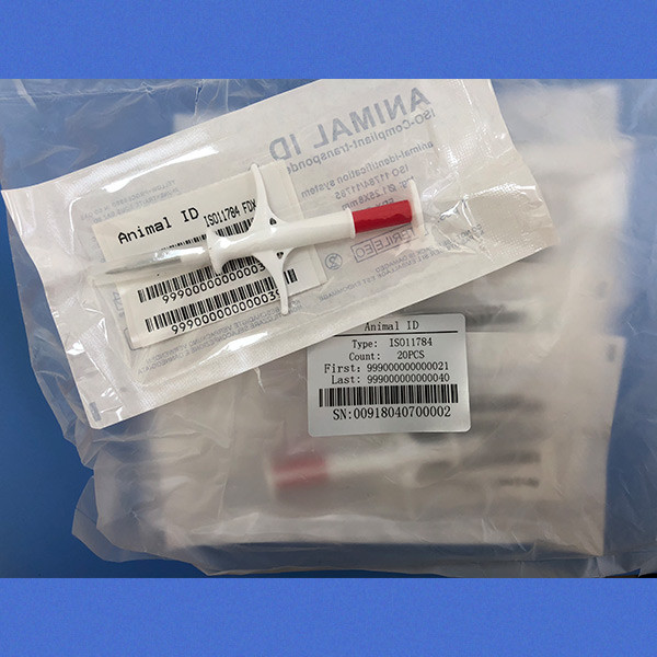 Buy cheap Unshared ICAR Code FDX - B Animal ID Microchip Packed In Sterile Bag Separately product