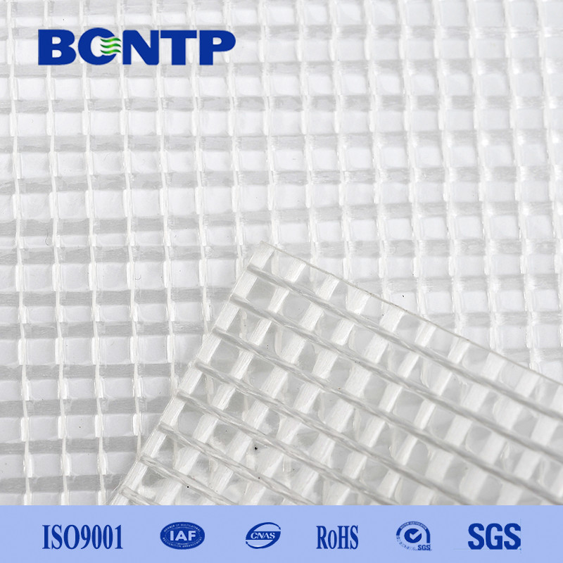 Buy cheap 1000d Clear PVC Vinyl Tarp 450gsm Transparent Vinyl Fabric Flame retardant from wholesalers