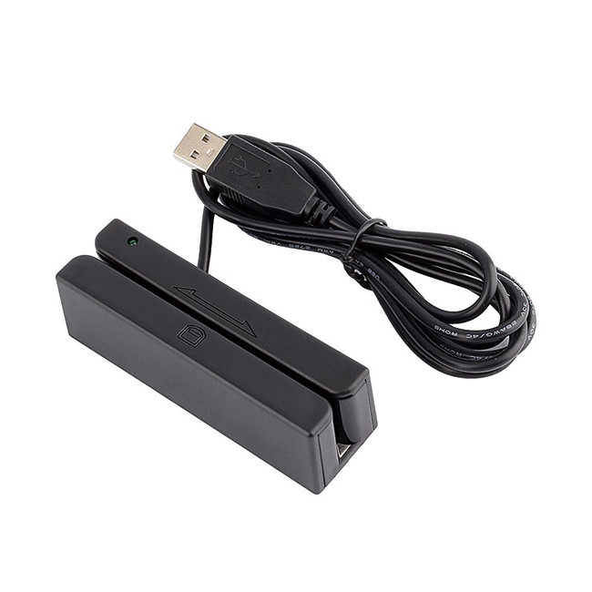 Buy cheap ASCII Magnetic Card Scanner All Tracks Available Small Size Magnetic Stripe Card Reader from wholesalers