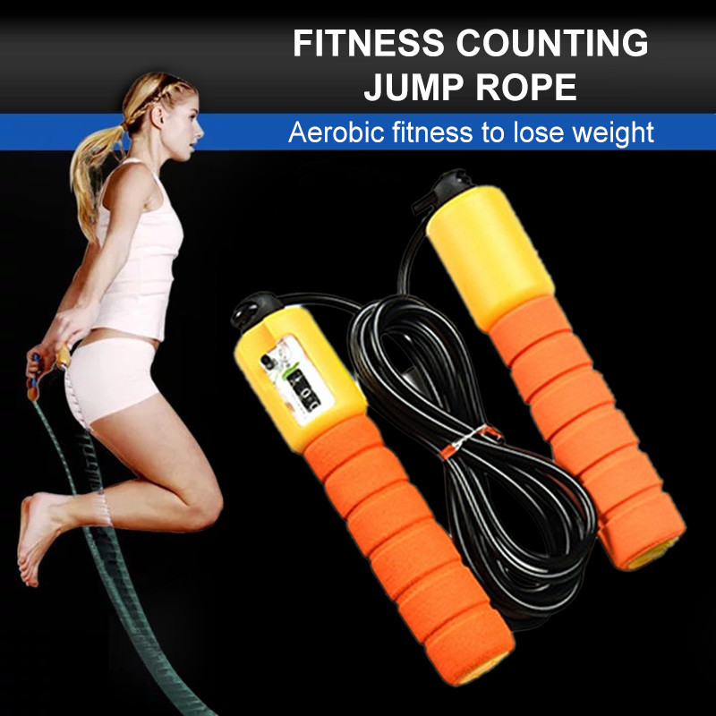 Buy cheap Fashion Adjustable Jump Rope , Professional Jump Rope 2.9m Length With Electronic Counter from wholesalers